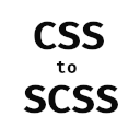 CSS selector to SCSS